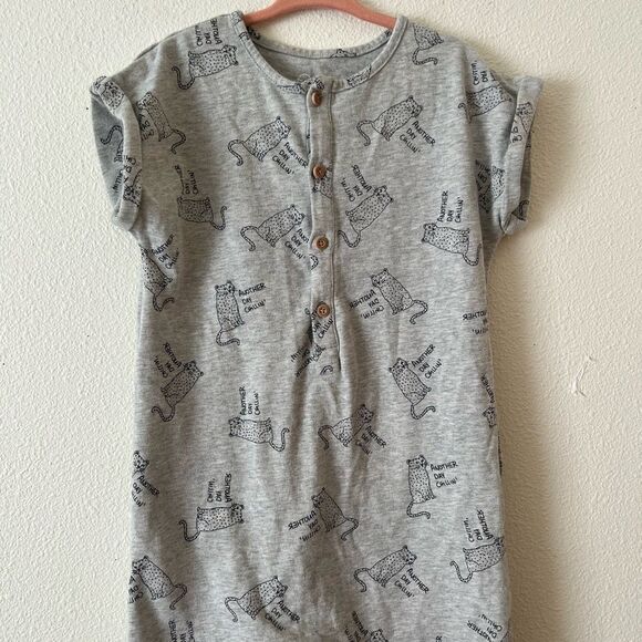 Art Class Gray Another Day Chillin’ Jumpsuit 4 t Gray - Picture 4 of 7